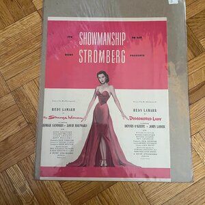 Hedy Lamarr Magazine Ad Actress Old Hollywood